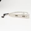Rocstor 8In 2 Port Usb A Female Low Profile Slot Y10A213-GY1